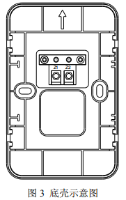 GST-HX-300B火災聲光警報器底殼示意圖